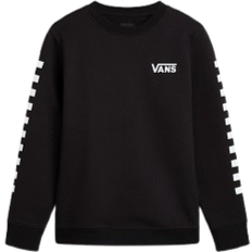 Vans Kids Exposition Check Ii Crew Sweatshirt 8-14 Years black Boys Black