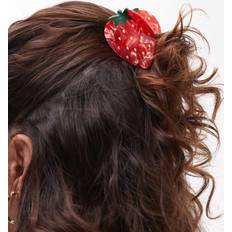& Other Stories Strawberry Fruit Hair Claw Clip in Red