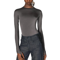 Body MUGLER Shoulder Logo Bodysuit - Grey