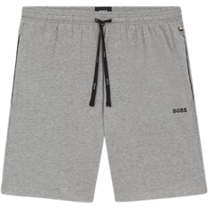 HUGO BOSS Mix & Match Logo Embroidered Shorts - Grey