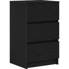 vidaXL Engineered Wood Black Sängbord 35x39cm