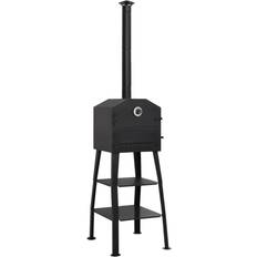 Pizza Ovens vidaXL Outdoor Pizza Oven Charcoal Fired with 2 Fireclay Stones