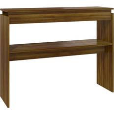 vidaXL Engineered Brown Oak Konsolbord 30x102cm
