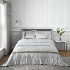 Viscose Textiles Catherine Lansfield Sequin Cluster Bedspread Silver (260x240cm)