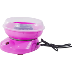 Plastic Candyfloss Machines Homcom Candy Floss Machine Electric Cotton 450W Pink