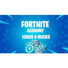 PC Presentkort Fortnite Account 13500 V-Bucks