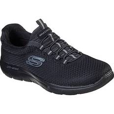 Knit Fabric - Men Gym & Training Shoes Skechers Summits M - Black