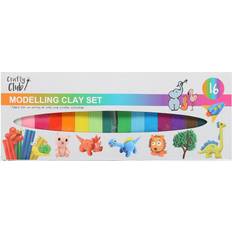Multicoloured Dough Clay Crafty Club Modelling Clay Set