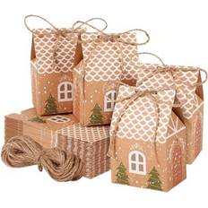 Gift Bags on sale Shein Mini Christmas Party Favor Boxes 10/20 Pieces
