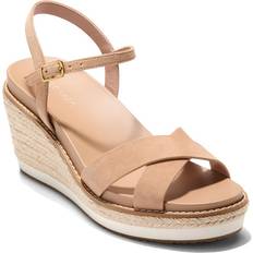 Leather Heeled Sandals Cole Haan Espadrille Wedge Sandal - Silvee