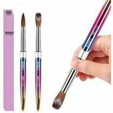 Nail Art Brushes & Dotting Tools Shein Kolinsky Acrylic Nail Brush Set - High-Quality