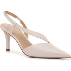 Läder Pumps Michael Kors Jaida Pump - Kräm