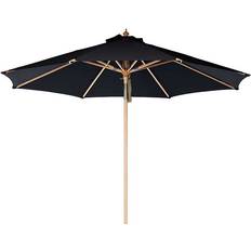 Træ Parasoller & Tilbehør Tours Parasol - Black 330cm