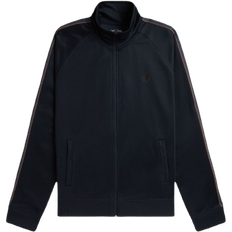 Fred perry track jacket Fred Perry Contrast Tape Track Jacket - Blue