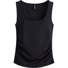 H&M Ruched Vest Top - Black