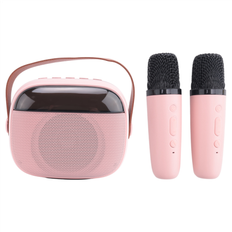 Kids Karaoke Machine Bluetooth Speaker with Microphones