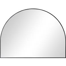 Melody Maison Arched Black Wall Mirror 120x90cm