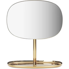Glass Table Mirrors Normann Copenhagen Flip Brass Table Mirror 28x34.5cm