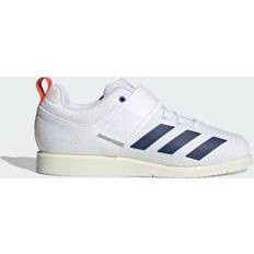 Adidas Träningsskor adidas Powerlift 5 Tyngdlyftningsskor - Cloud White/Dark Blue/Royal Blue