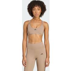 Adidas Bruna BH:ar adidas Aeroimpact Luxe Training Light-Support Bh - Chalky Brown