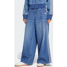 Adidas Bomull Jeans adidas Adicolor Adilenium Indigoblå Byxor I Denim