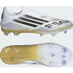 Fotbollsskor adidas F50 League Laceless Fotbollsskor - Cloud White/Core Black/Gold