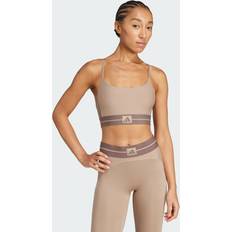Adidas Bruna BH:ar adidas Hyperglam Rib Bralette - Chalky Brown