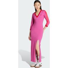 Adidas Dresses on sale adidas Adicolor Classics 3-Stripes Maxi Dress - Semi Lucid Fuchsia/Better Scarlet