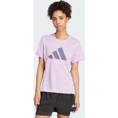 Adidas Lila T-shirts adidas Run It Powder Plum T-shirt - Lila