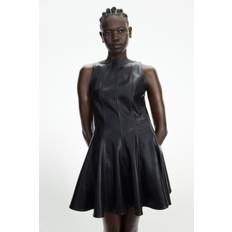 H&M Beschichtetes Kleid - Schwarz