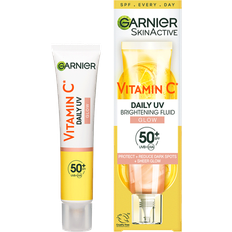 Garnier vitamin c daily uv glow boosting fluid glow Garnier Vitamin C Daily UV Brightening Fluid Sheer Glow SPF50+