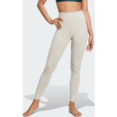 Beige Tights adidas All Me 7/8 Leggings - Beige