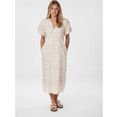 Neo Noir Illana Print Dress - Dusty Rose