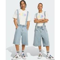 Gråa - Unisex Jumpsuits & Overaller adidas x Jeremy Scott Pride Denim Hängselbyxor - Grey