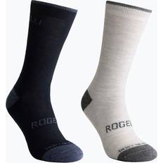 Gång & Vandring Strumpor Rogelli Cykelstrumpor Wool 2-pack Unisex - Blå/Grå Sininen