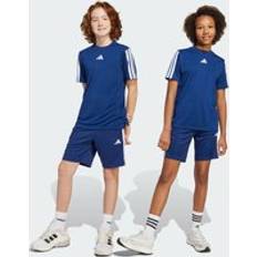 Adidas Elastan/Lycra/Spandex Shorts adidas Train Essentials 3-Stripes Shorts - Dark Blue/White