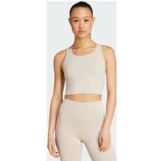Beige - Fitness & Gym Underwear adidas All Me Medium Support Bra Tank Top - Beige