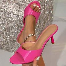 Heels & Pumps Shein Pointy Toe High Heel Shoes - Pink