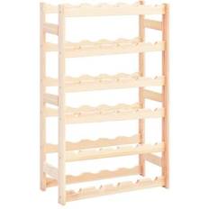 vidaXL 286194 Natural Wine Rack 53x86cm