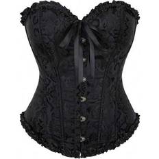 Stretch Corsets Shein Classic Figure-Shaping Crop Top - Tight-Fitting Bustier