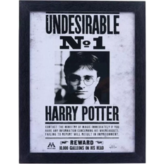Framed Art Harry Potter Undesirable No 1 Black/White Framed Art 40x30cm
