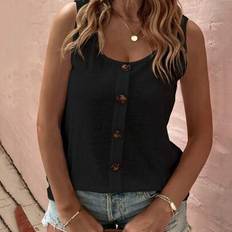 Shein Plus Size Solid Color Camisole And Tank Top - Summer