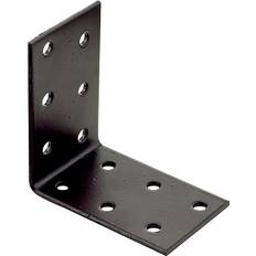 Abru Brown Powder-coated Steel Perforated Angle Bracket 40mm x 60mm 60mm