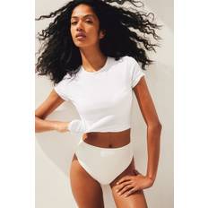 Bikinihosen H&M Cheeky Bikinihose High Waist - Weiß