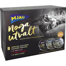 Mjau Kattmat Multibox Mousse 8-pack