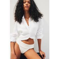 Bikinihosen H&M Cheeky Tanga-Bikinihose - Weiß