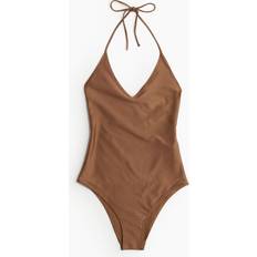 Badeanzüge H&M Neckholder Badeanzug - Braun