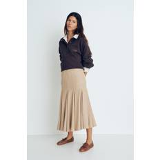 H&M Ausgestellter Rock - Beige