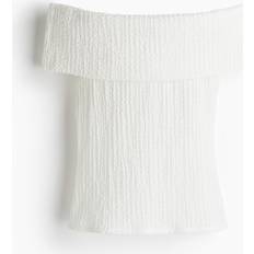 H&M Off The Shoulder Top - White