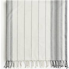 H&M Jacquard Badezimmerhandtuch Schwarz, Weiß (150x150cm)